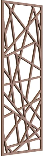 Miniatura 137 de Conway Paneles de pared decorativos de madera con calado, 9 3/8 pulgadas de ancho x 24 3/8 pulgadas de alto x 1/4 de alto, aliso