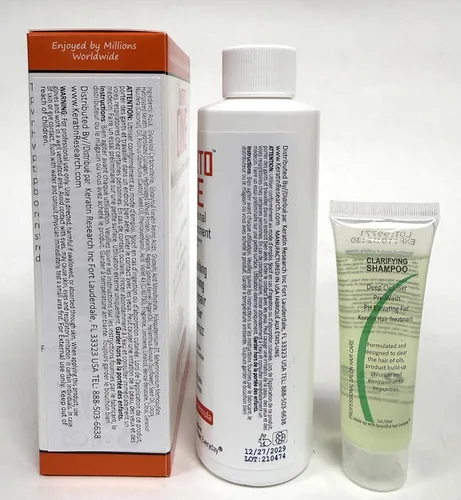 Miniatura 3 de INVERTO ONE - Kit de queratina brasileña sin formaldehído de 6.1 fl oz con champú clarificante, tratamiento vegano de grado de salón para resultados