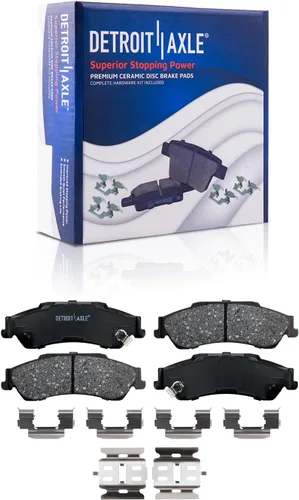 Miniatura 18 de Detroit Axle - Kit de frenos TRASEROS para Dodge Ram 1500 1994-1999 Tambores de freno Zapatas de frenos semimetálicas 1995 1996 1997 1998 Repuesto