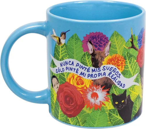 Miniatura 7 de The Unemployed Philosophers Guild Frida Kahlo Art Coffee Mug - Citas famosas en inglés y español