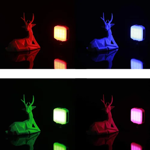 Miniatura 6 de Falcon Eyes F7 Mini 5W RGB Pocket On Camera Light con función de adsorción magnética, batería recargable incorporada, control de aplicación