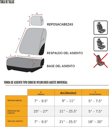 Miniatura 5 de Carhartt Funda de asiento de cubo ajustada universal de lona duck de nylon, protección duradera del asiento con Rain Defender, individual, negro