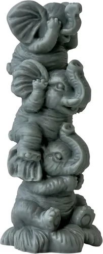 Molde de resina animal para elefante, moldes de silicona de fundición de resina para decoración del hogar y fabricación de velas, molde en espiral