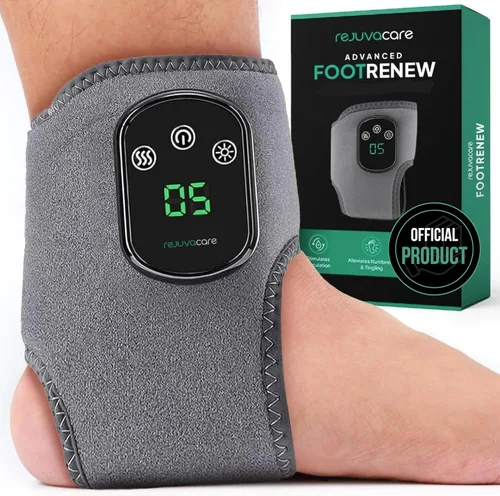Rejuvacare Foot Renew Masajeador de Método Triple para Uso Doméstico - El Oficial 2026 - Soporte de Relajación para Pies y Tobillos - 1 Pieza