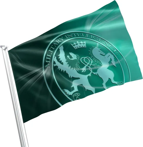 Miniatura 8 de Bandera del Servicio Secreto de Inteligencia (SIS) – Muestra tu apoyo, bandera MI6 de agencia de inteligencia de color vívido de doble costura