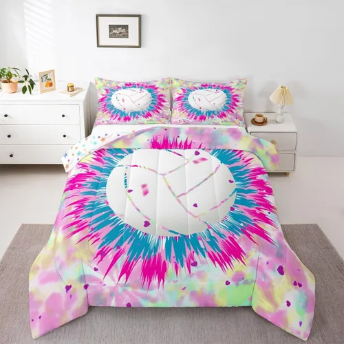 Miniatura 124 de Feelyou Juego de edredón de baloncesto para niñas y niños, juego de ropa de cama con juegos de pelota, decoración de habitación, regalo para amantes