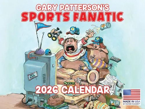 Miniatura 12 de Calendario de deportes de aventura al aire libre, calendario mensual de pared 2026, 12 meses, fabricado en Estados Unidos