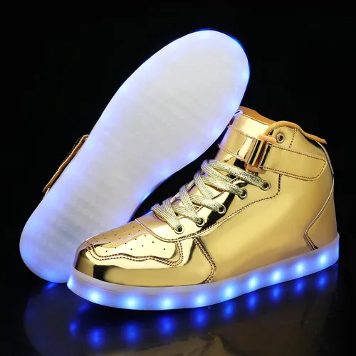 Miniatura 4 de Wooowyet Zapatos con luz LED para niños y niñas, para Halloween, Navidad