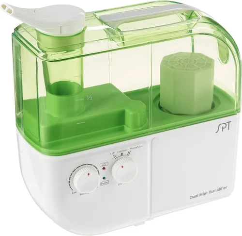 Humidificador Doble vapor: Frío o cálido con filtro de intercambio iónico, marca SPT Ultrasonic