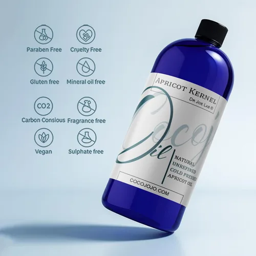 Miniatura 7 de Aceite de almendra de albaricoque, puro y natural, sin refinar, prensado en frío, vegano, sin OMG, hidratante natural para la piel del cabello, cara