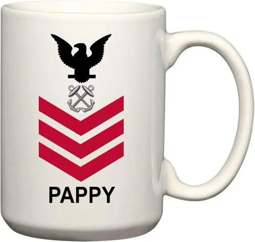 Miniatura 17 de Carpe Diem Designs Taza personalizable de la Armada de los Estados Unidos para café, cacao y tarros de masón, fabricados en los Estados Unidos.