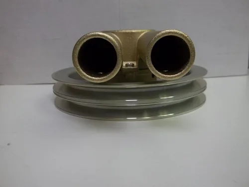 Miniatura 2 de Crudo, mar, impulsor bomba de agua doble V correa polea reemplaza Volvo Penta 21214596, 3858229