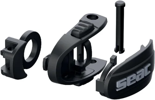 Miniatura 4 de SEAC Eagle, máscara compacta de bajo volumen para apnea y pesca submarina, verde, ajuste regular