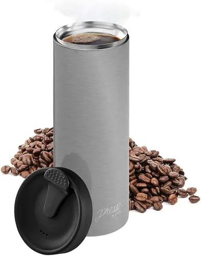 Miniatura 8 de bobble Prensa de café francesa, uso sobre la marcha, preparación rápida, diseño delgado, aislamiento de triple pared, 14 onzas (negro)