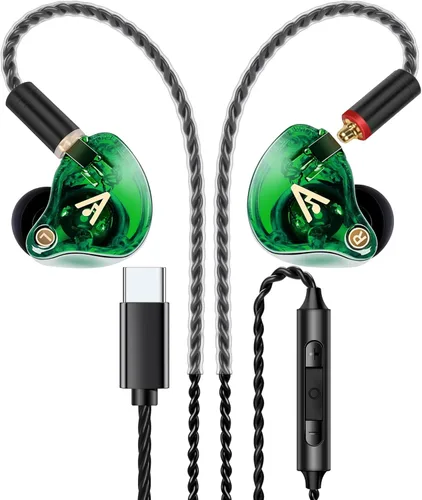 Miniatura 28 de Vibes 202 - Auriculares con cable - Auriculares HiFi in Ear Monitor - Auriculares profesionales con aislamiento de ruido - Sonido claro, graves