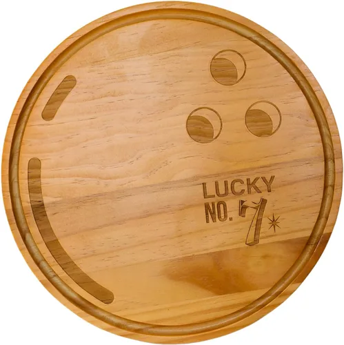 Miniatura 24 de Creative Gifts International Après - Tabla de madera de esquí Tabla de servir de 10 x 15 pulgadas Plato de madera para cortar y servir Caja