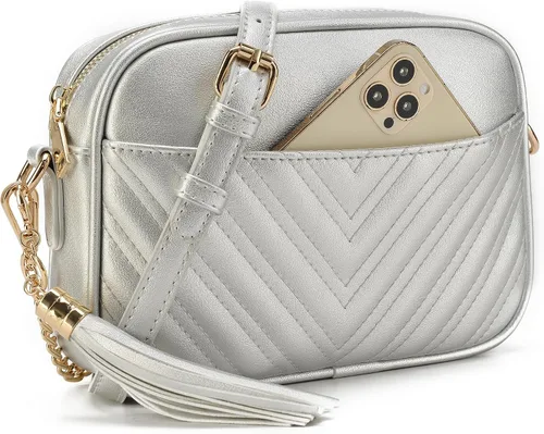 Miniatura 2 de lola mae Bolso bandolera acolchado, bolso de hombro de diseño moderno