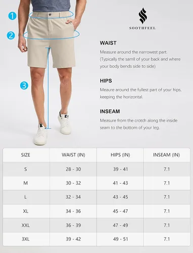 Miniatura 6 de Soothfeel Pantalones cortos de golf para hombre