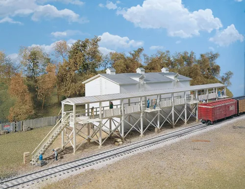 Miniatura 9 de Walthers Cornerstone Serie Kit HO Scale 2-Stall Motor House & Accesorios
