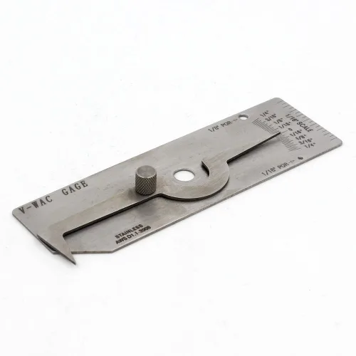 Miniatura 2 de Soldadura V-Wac Gage Soldadura estándar Borde de morder Bajo corte Calibre Soldador inspección regla
