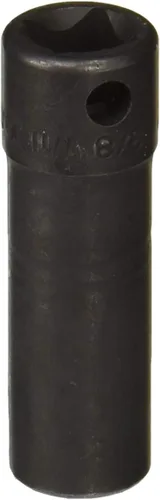 Miniatura 13 de Williams JHW12M-607 SUPERTORQUE - Enchufe de 6 puntos de impacto profundo de 3/8 pulgadas, tamaño de 0.276 in, acabado industrial negro, diseñado