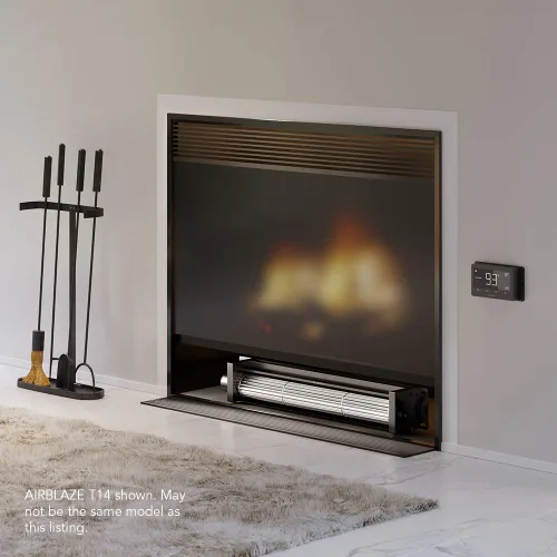 Miniatura 8 de AC Infinity AIRBLAZE T12, kit universal de ventilador de chimenea de 12 pulgadas con controlador de temperatura y velocidad, control de aplicación
