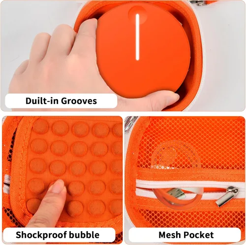Miniatura 3 de Boobowl Funda rígida compatible con SIMO/Skyroam Solis Lite 4G LTE portátil WiFi Hotspot móvil, bolsa de almacenamiento de enrutador de viaje