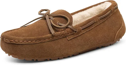 Miniatura 6 de Pantuflas Dream Pairs planos, de piel sintética, para mujer