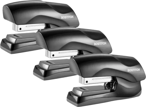Bostitch Office - Engrapadora resistente, capacidad de 40 hojas, sin atascos, media tira, cabe en la palma de la mano, para aula, oficina o paquete