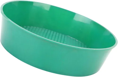 Yardwe Tamiz de suelo ligero de malla de plástico para jardinería para filtrar piedras Fácil uso Tamiz de pantalla de jardín para compostaje casero