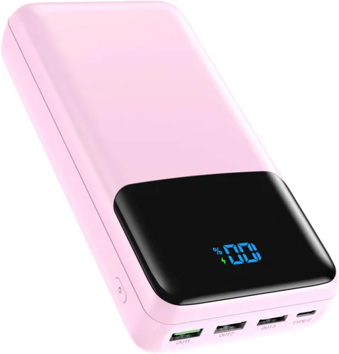 Miniatura 10 de Cargador portátil de 50000 mAh, USB-C PD de 30 W de carga rápida, batería externa de alta capacidad para campamento, cargador de teléfono portátil