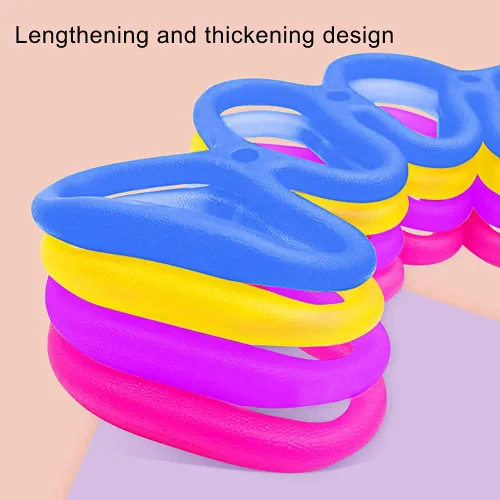 Miniatura 5 de Saycker Banda de ejercicio de resistencia y estiramiento de 7 anillos para fitness en casa, entrenamiento central, terapia física (rosa)