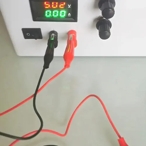 Miniatura 6 de 4 grupos de 1M de clips de cocodrilo eléctricos, cables de prueba aislados con clips de cocodrilo, cables de puente de doble extremo estampados