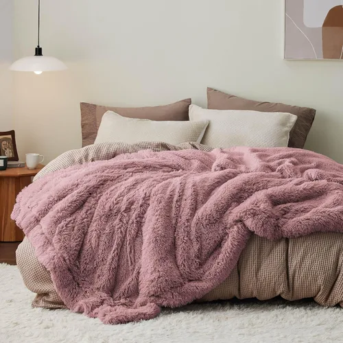 Miniatura 41 de Bedsure GentleSoft Manta de Tiro de Piel Sintética Esponjosa y Suave para Sofá, Forro Polar Sherpa Suave Regalos Acogedores para Mujeres, Manta