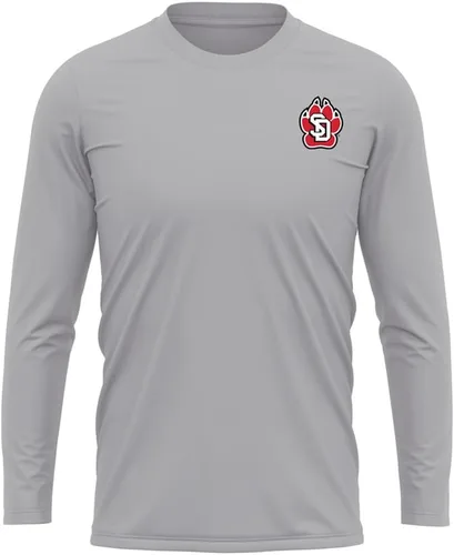 Miniatura 356 de Camisa deportiva de manga larga oficial de la NCAA Collegiate para hombre, con logotipo en el pecho izquierdo, colección Athletic Heather