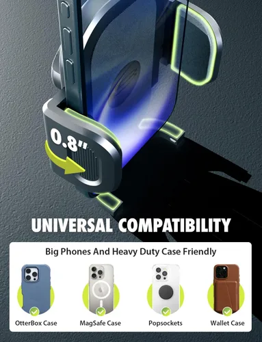 Miniatura 2 de Bracketron TripGrip 2.0 Soporte de coche con rotación de 360° para iPhone, Samsung, GPS, ventosa de vacío ultra fuerte, soporte para Dshboard