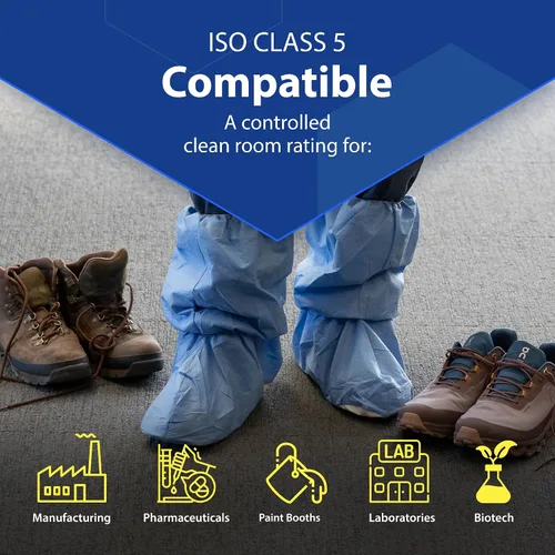 Miniatura 8 de Quest - Fundas desechables antideslizantes para botas y zapatos, protectores de zapatos para interiores, cubiertas seguras para botines con correas