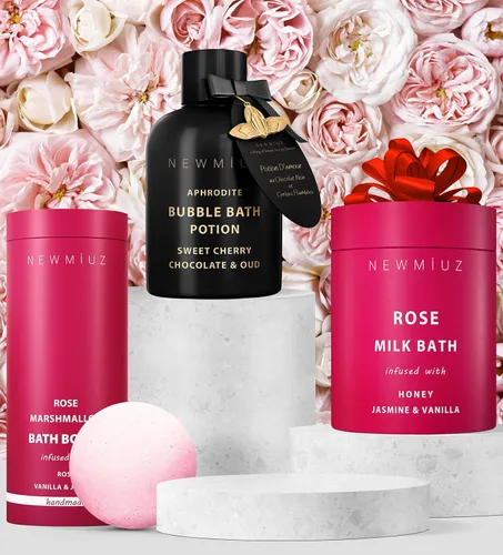Miniatura 7 de Baño calmante de leche de coco rosa en remojo, hidrata, suaviza la piel, miel, jazmín, vainilla, destress, lujo, spa, baño, sal en polvo, alivio