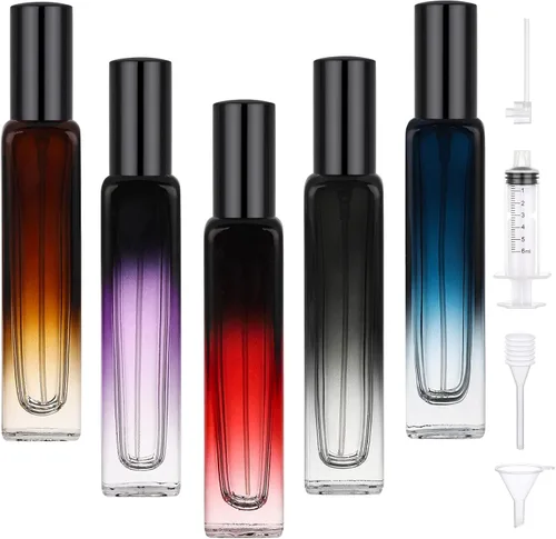 Miniatura 13 de Segbeauty Botella de perfume de viaje de 0.5 onzas líquidas, recargable, 2 atomizadores de perfume vacíos, dispensador de colonia portátil de 0.5