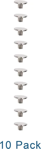 Miniatura 6 de Paquete de 10 tiradores de metal sólido para gabinetes de baño y decoración del hogar, manijas de gabinete de cocina de metal inoxidable Paquete