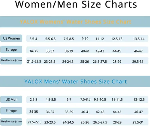 Miniatura 7 de YALOX - Zapatos acuáticos, de secado rápido, sensación de pies descalzos, para mujer y hombre calcetines acuáticos para exterior, playa, natación