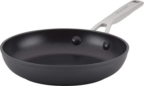 Miniatura 10 de KitchenAid Sartén/Wok Antiadherente de Inducción Anodizada Dura para Saltear con Mango Auxiliar, 12.25 Pulgadas - Negro Mate