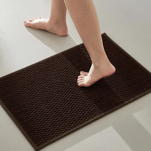 Miniatura 29 de TYUU Alfombras de Baño Antideslizantes Lavables, Tapete de Baño Súper Absorbente Delgado de Pila Baja para Secar Rápido, Alfombra de Baño Pequeña
