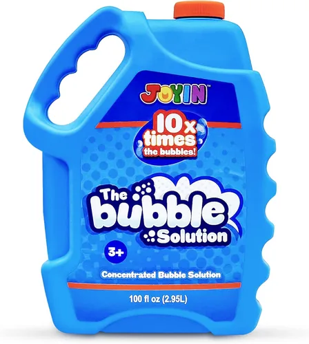 JOYIN Solución concentrada de burbujas de 100 onzas (hasta 8 galones) para fiestas grandes en celebraciones de verano, recuerdo de fiesta, juguete