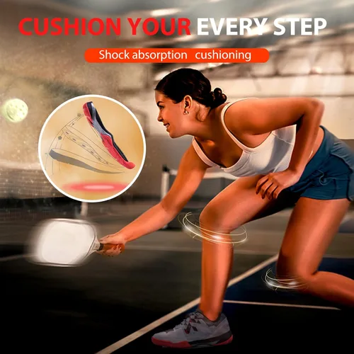 Miniatura 4 de Zapatos de pickleball para mujer, para exteriores, antideslizantes, para hombre