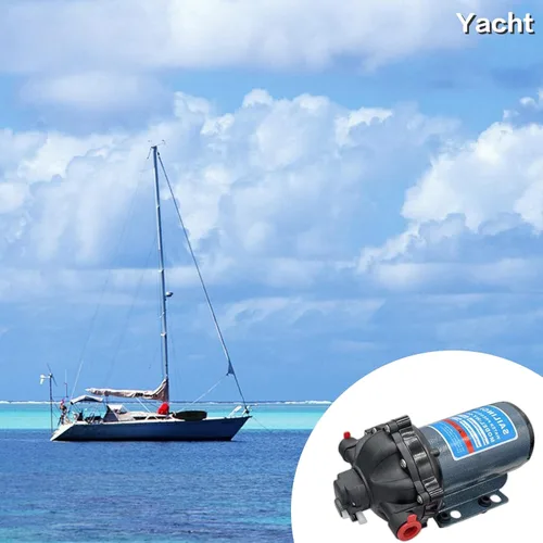 Miniatura 7 de Juego de bomba de agua de lavado de yate, bomba de diafragma de presión de agua eléctrica de 12 voltios 70 PSI 22.5L/Min 5.5 GPM 5 cámaras