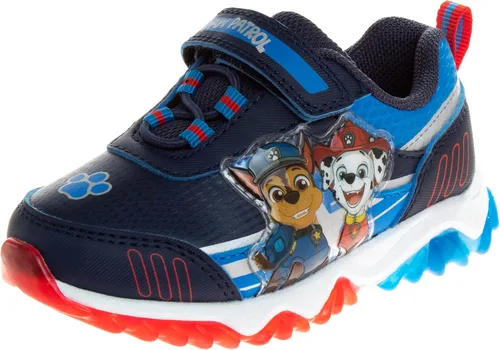 Nickelodeon Zapatillas deportivas de Paw Patrol para niños Chase and Marshall con luz para correr (niño pequeño)