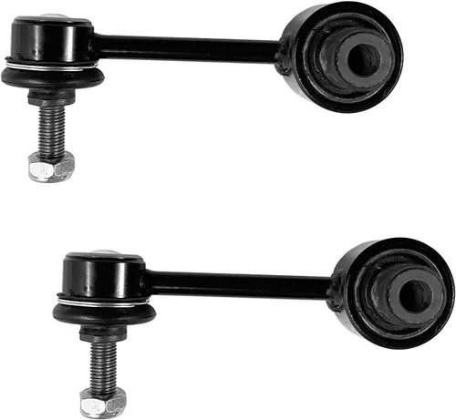 Miniatura 40 de 2 paquetes de kit de enlace de barra estabilizadora Compatible con Jeep TJ 1997-2006, enlace de barra antivuelco delantera Compatible con Jeep