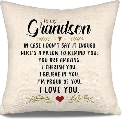 Miniatura 20 de En caso de que no lo diga lo suficiente aquí hay una almohada para recordarte que eres increíble, te aprecio, te quiero. Funda de almohada para tía