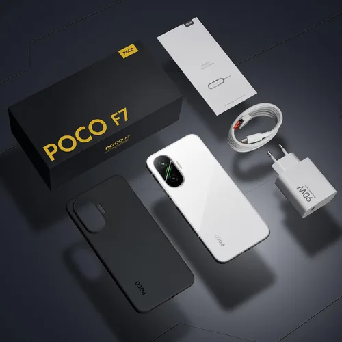 Miniatura 9 de XIAOMI Poco F7 Ai 5G (para Tmobile Mint Tello & Global) (512 GB + 12 GB) NFC 1.5K 6.83 pulgadas Amoled 50MP Sony Cam Gamers Phone NFC Dual sim Blanco